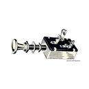 3-position switch with chromed brass plate