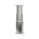 SQUARE-ALU electrical table pedestal