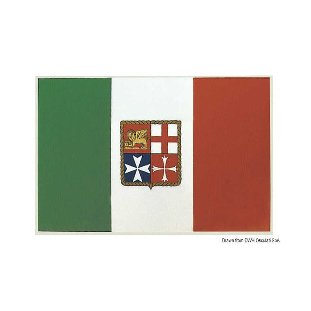 Self-adhesive Italian ensign