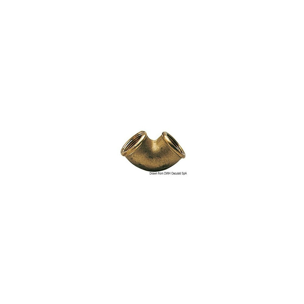 Brass elbows 90° female/female