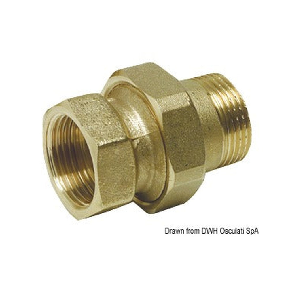 3-piece straight connectors fitted with sleeve, sp
