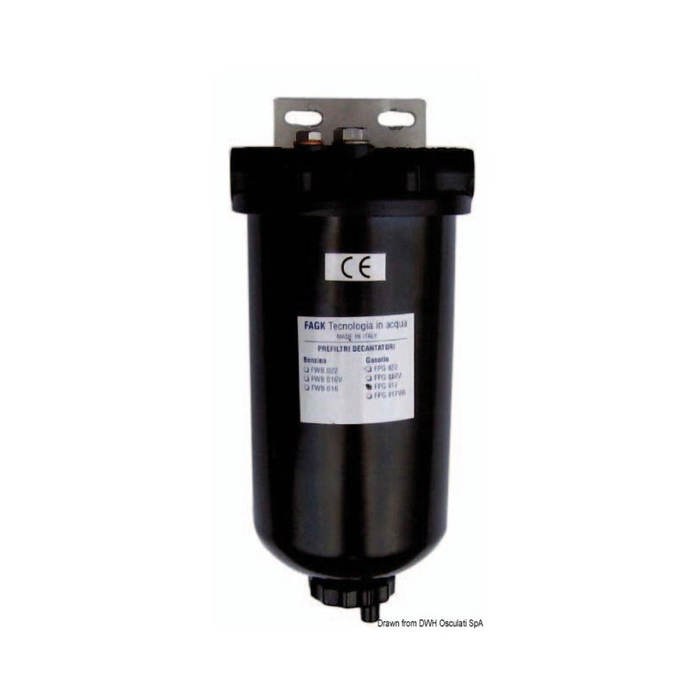 Prefilter separator with 150 micron stainless stee