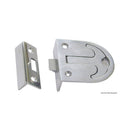 Flush bottom board pull latch