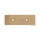 Groundplate mass plate equipped with nuts and bolt