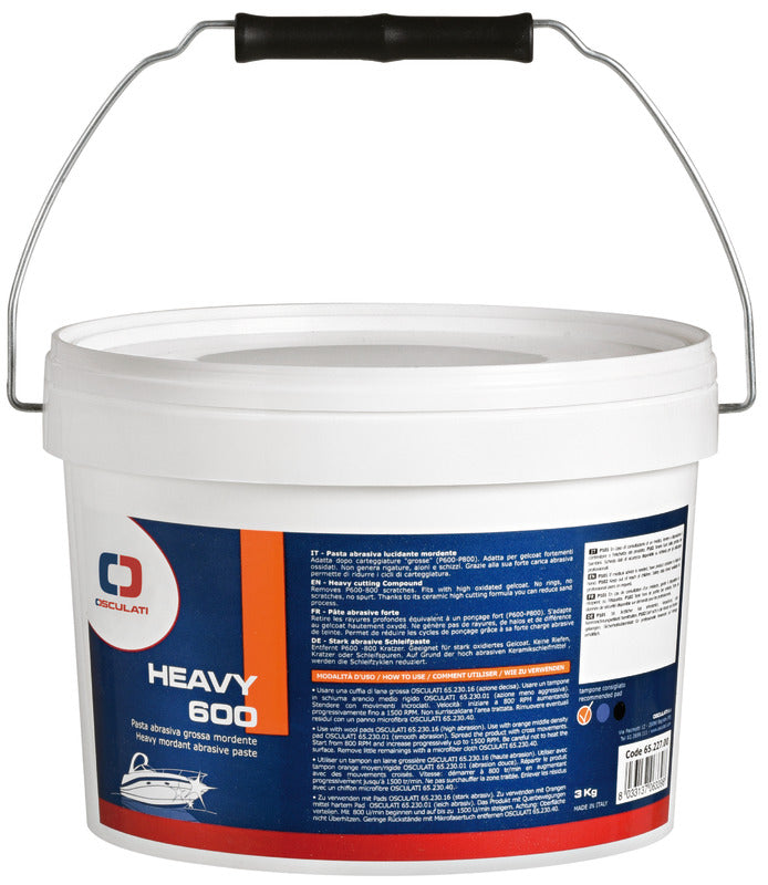 Heavy 600 - Coarse-grained abrasive paste for stain purposes