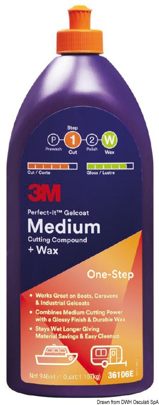 Medium Cutting Compound + Wax - Polish for medium oxidation