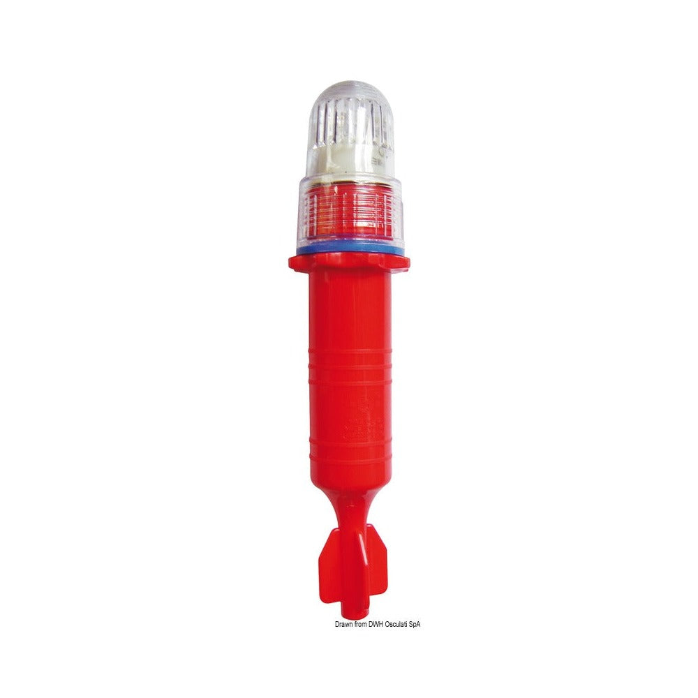 LED signalling lights for signalling buoys or fish
