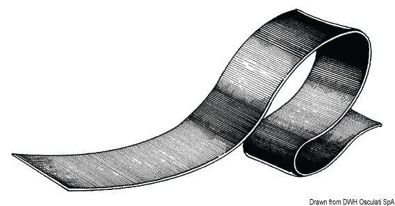 Strips for keel or sideways made of EPDM