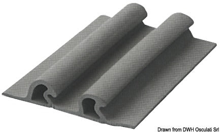 EPDM Double Tear drop Rubbing Strake