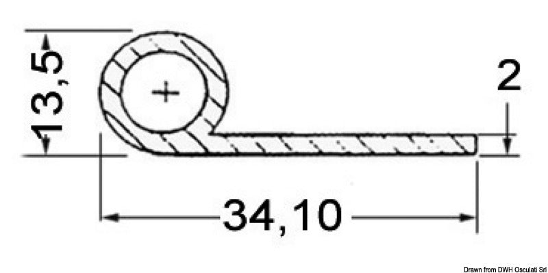 EPDM P-profil fenderliste