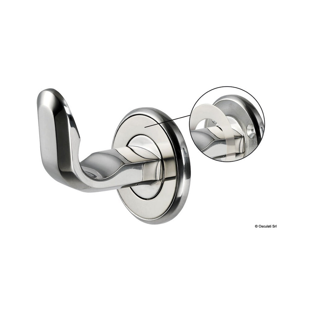 High-resistance hook with hidden screws