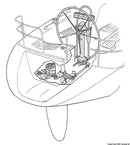 Engine unit with autopilot LEWMAR