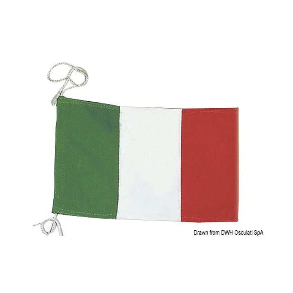 Italian courtesy flag made of polyester