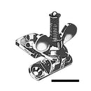 Wing nuts with supports