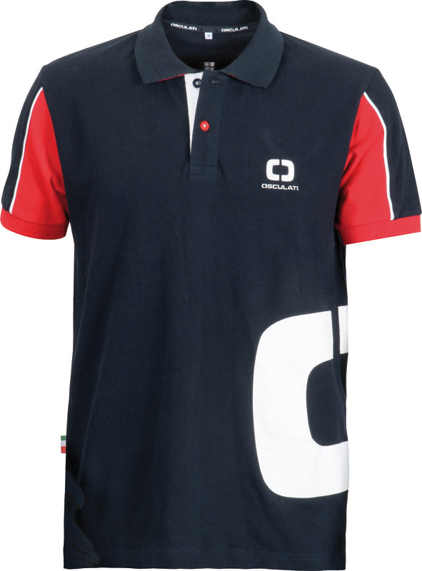 Sport blue polo shirt