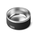YETI Boomer 8 Dog Bowl Black three-quarter view