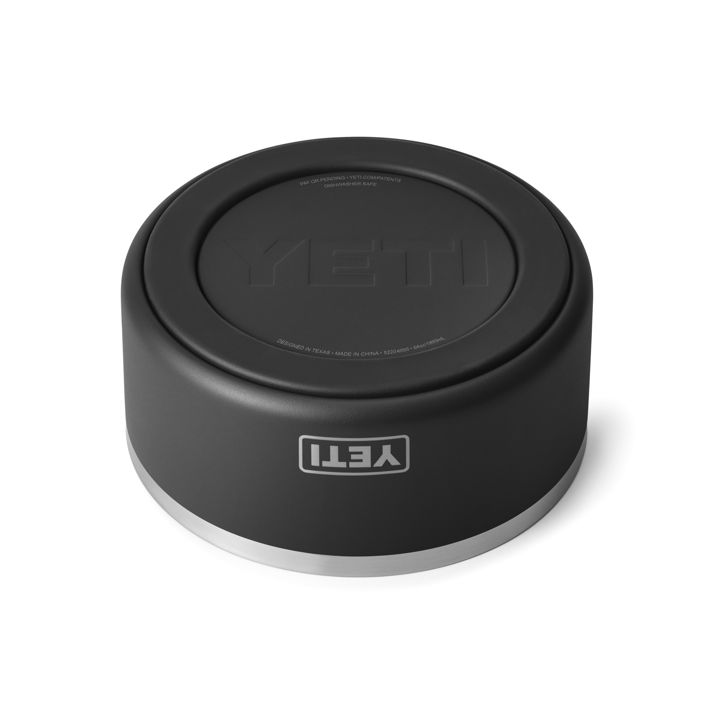 YETI Boomer 8 Dog Bowl Black bottom view