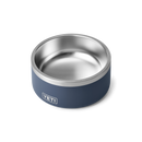 YETI Boomer 4 Dog Bowl Navy three-quarter view