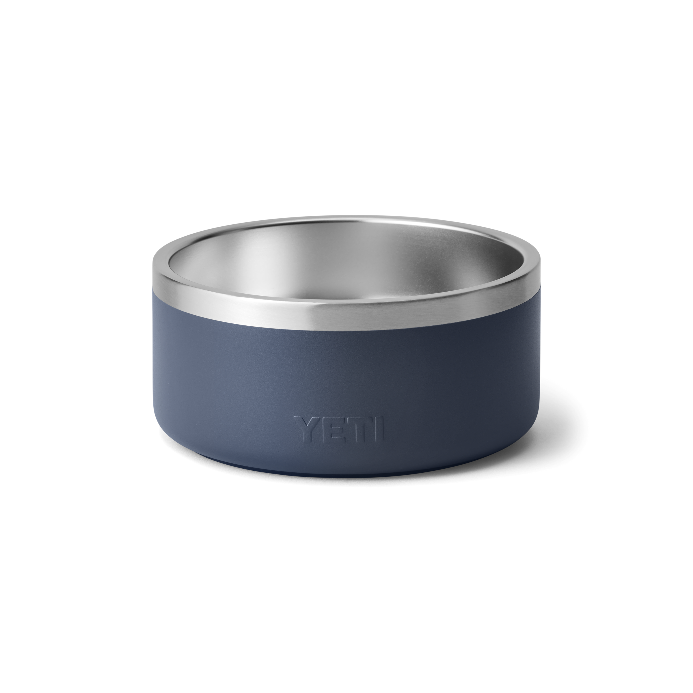 YETI Boomer 4 Dog Bowl Navy back view