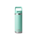 YETI Rambler 18 oz C Straw Bottle Seafoam front view primary a