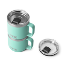 YETI Rambler 14 oz CL Mug MS Seafoam three-quarter view