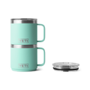 YETI Rambler 14 oz CL Mug MS Seafoam front view stacked