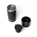 YETI Rambler 12 oz Travel Bottle Black three-quarter view