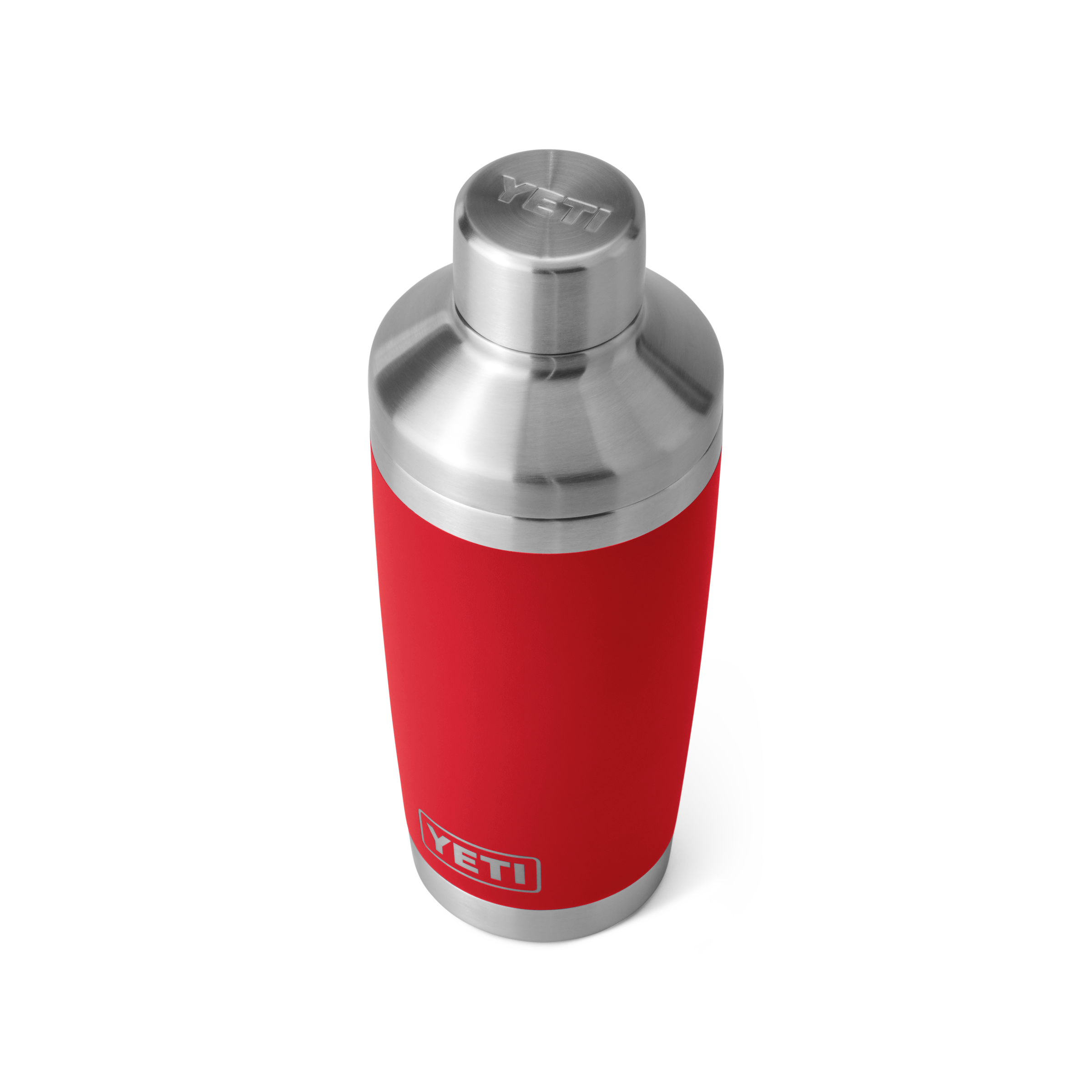 YETI Yonder 20 oz Shaker Bottle Rescue Red three-quarter view