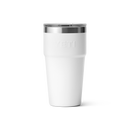YETI Rambler 20 oz STK MS White back view