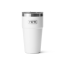 YETI Rambler 20 oz STK MS White front view