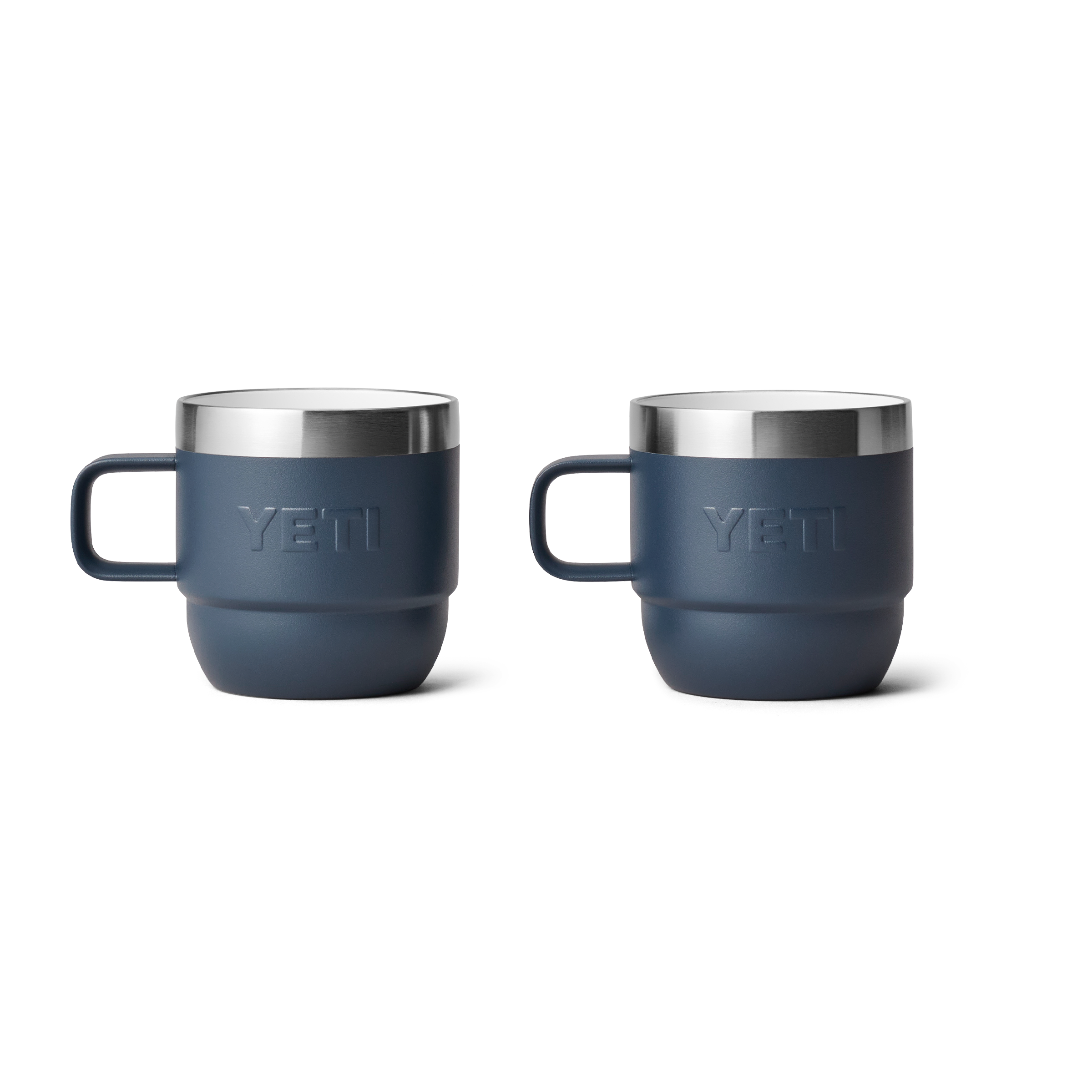 YETI Rambler 6 oz Mug 2PK Navy front view primary b