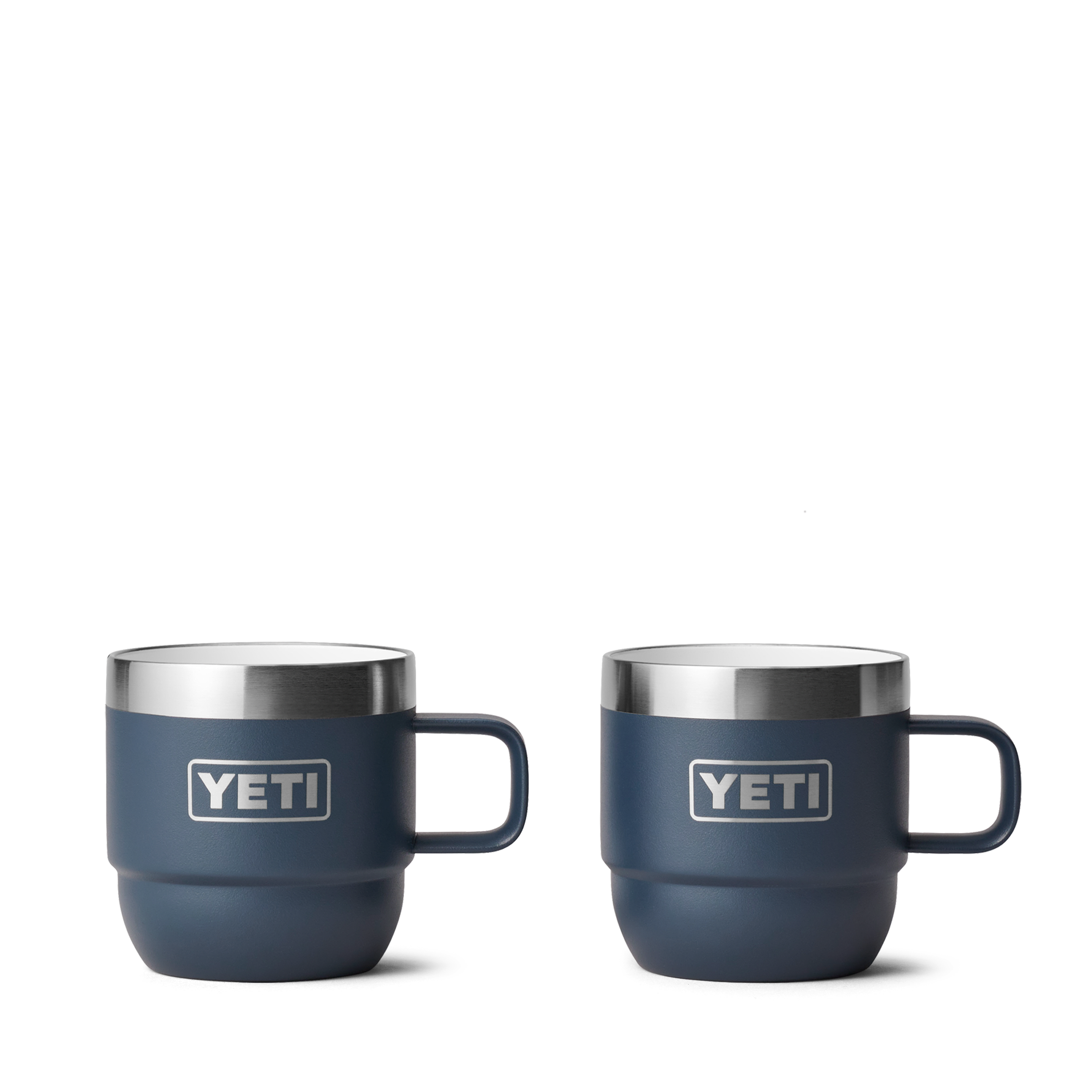 YETI Rambler 6 oz Mug 2PK Navy front view primary a