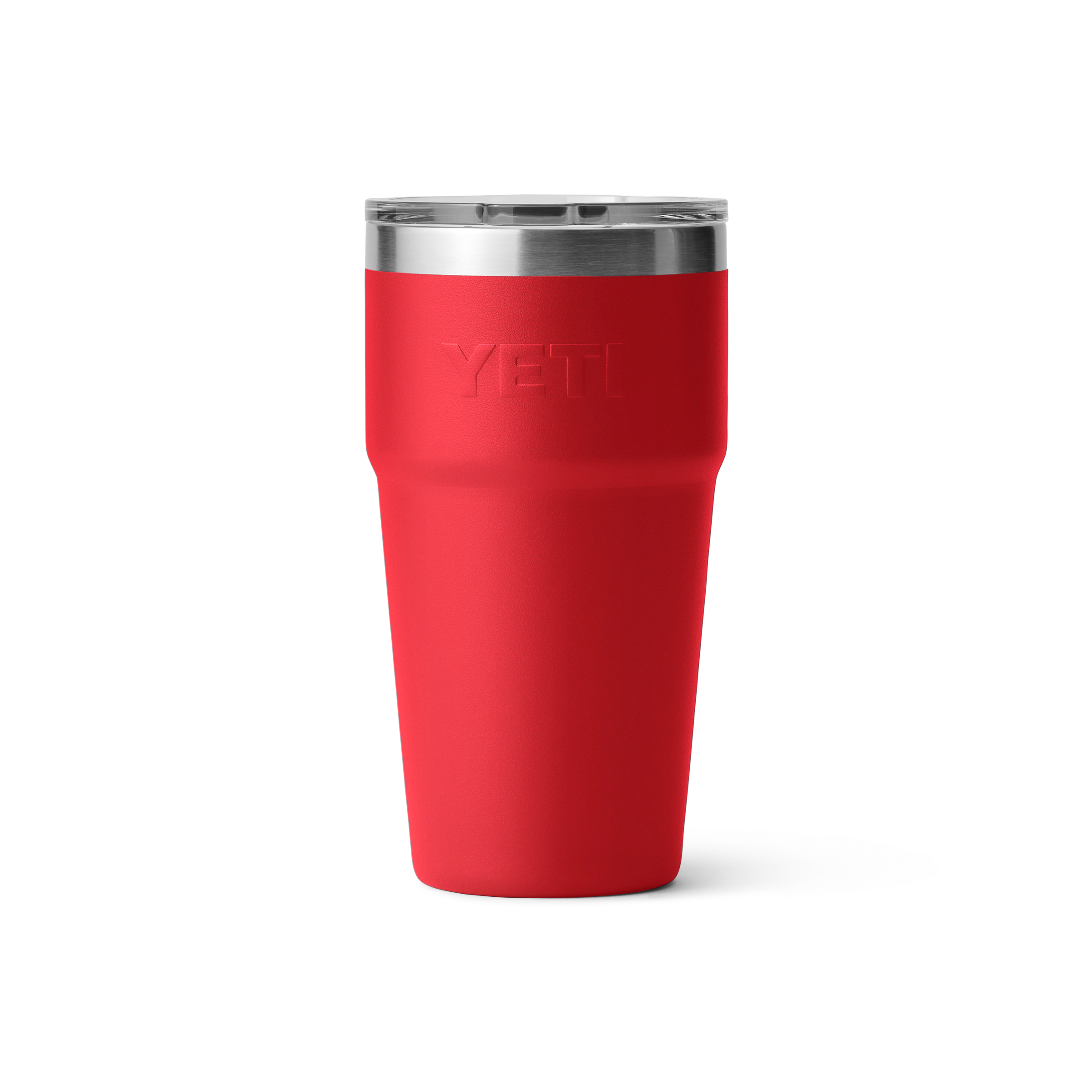 YETI Rambler 20 oz STK MS Rescue Red back view