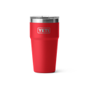YETI Rambler 20 oz STK MS Rescue Red front view