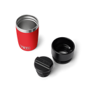 YETI Rambler 8 oz Travel Bottle Rescue Red three-quarter view