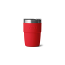 YETI Rambler 8 oz CL STK MS Rescue Red back view