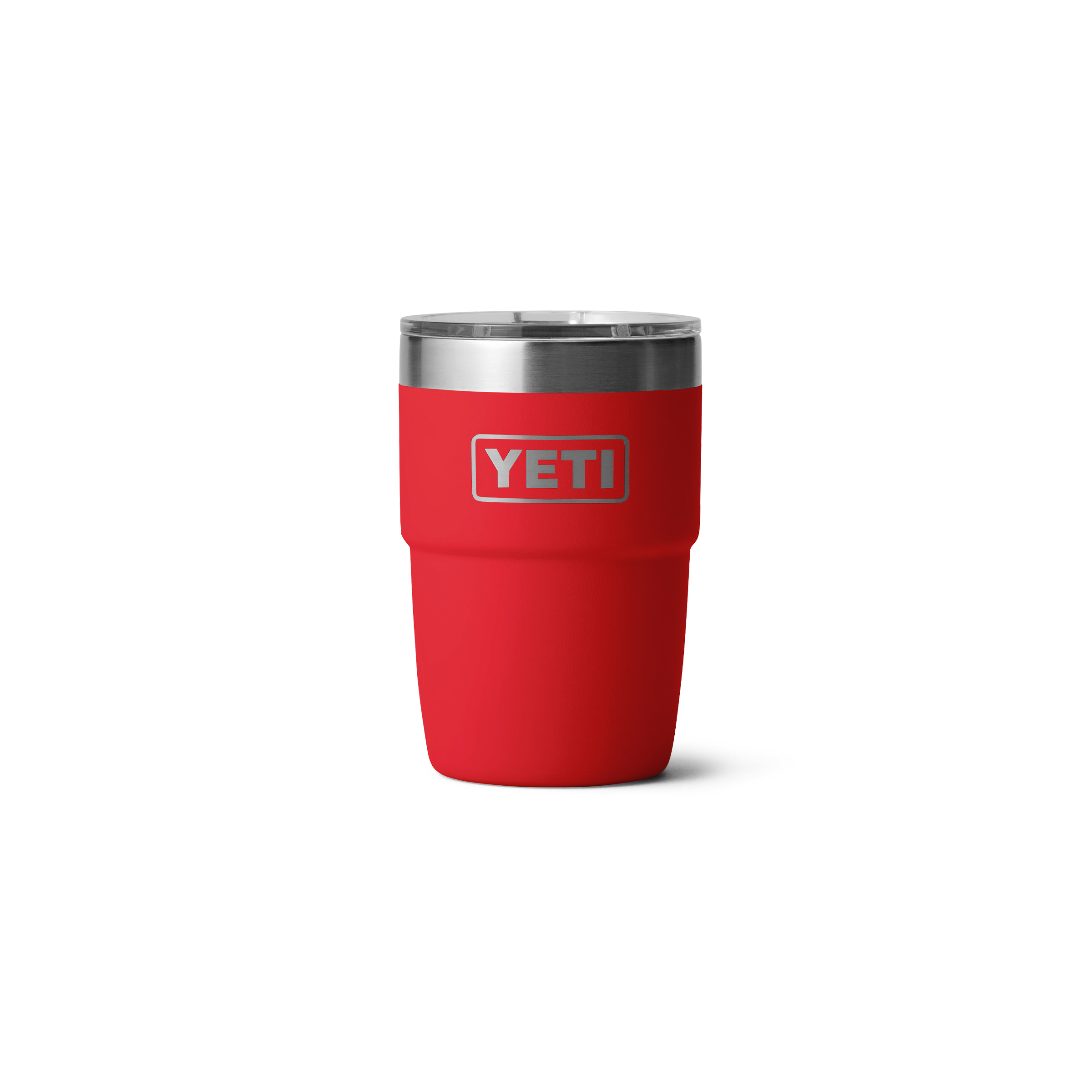 YETI Rambler 8 oz CL STK MS Rescue Red front view