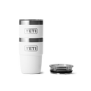 YETI Rambler 8 oz CL STK MS White front view stacked