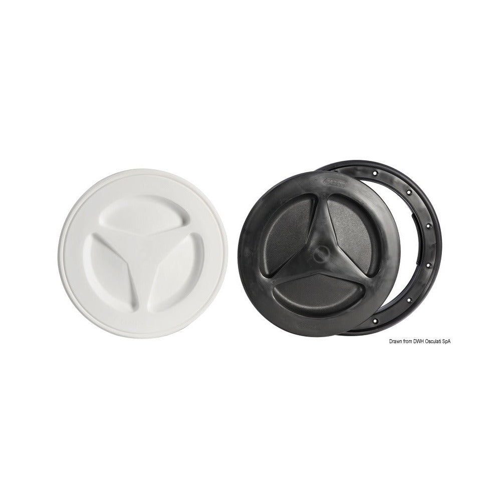 Polypropylene inspection hatch, fitted with rotati