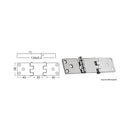 2-mm overhang hinges