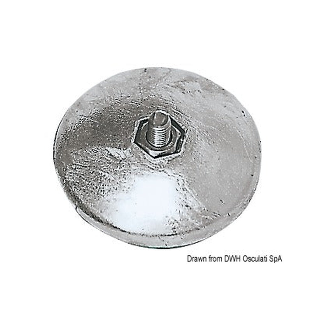 Standard rose anode for rudders