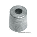 Zinc cylinder anode for Mercury 2.5/70HP