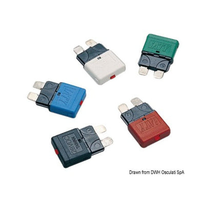 Resettable blade fuses, 12/24 V
