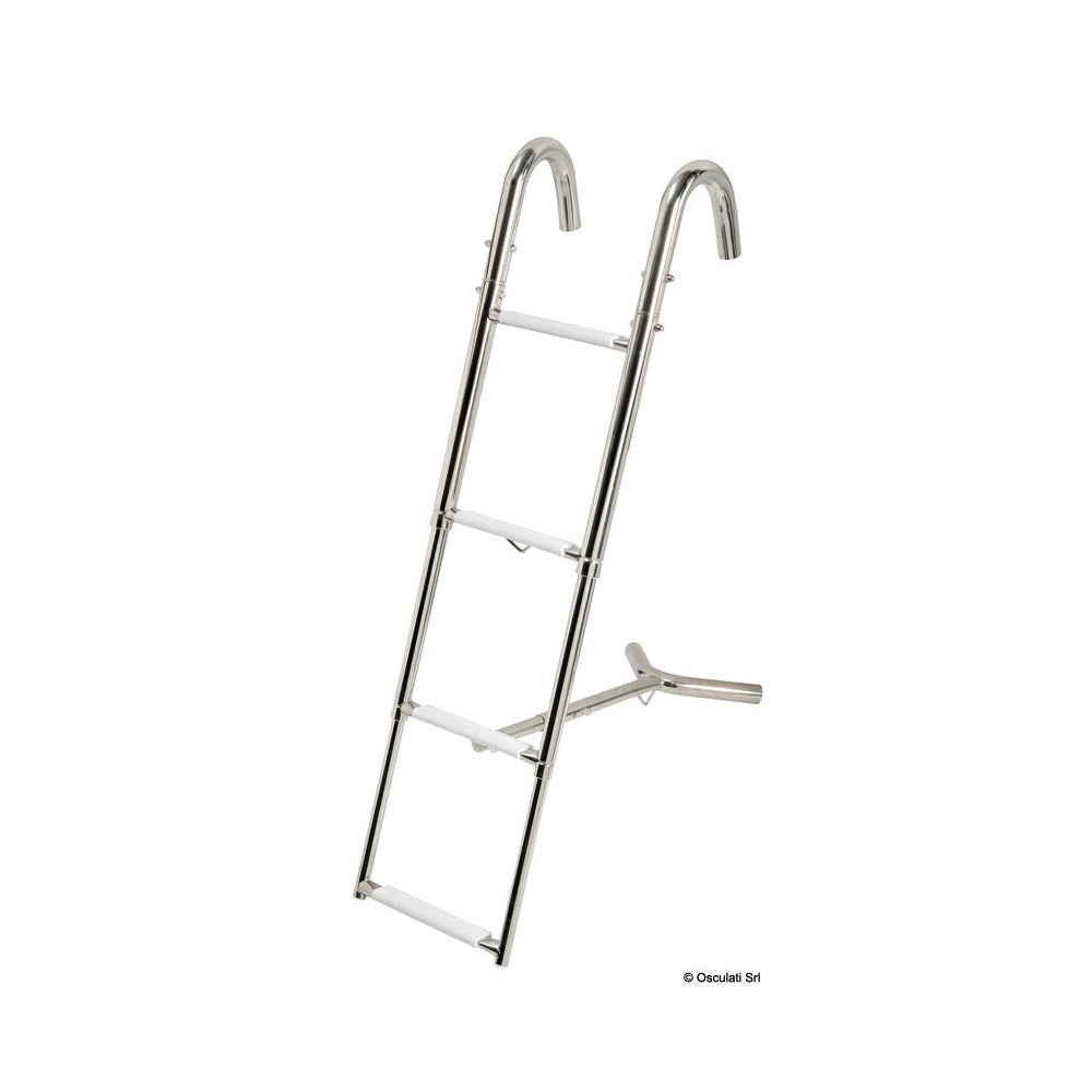 Bow telescopic ladder