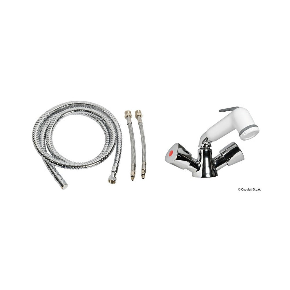 Mixer tap “hot/cold water” with shower tap