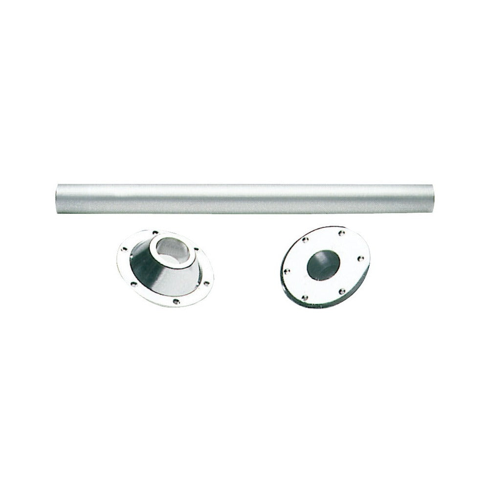 Anodized aluminium table pedestal
