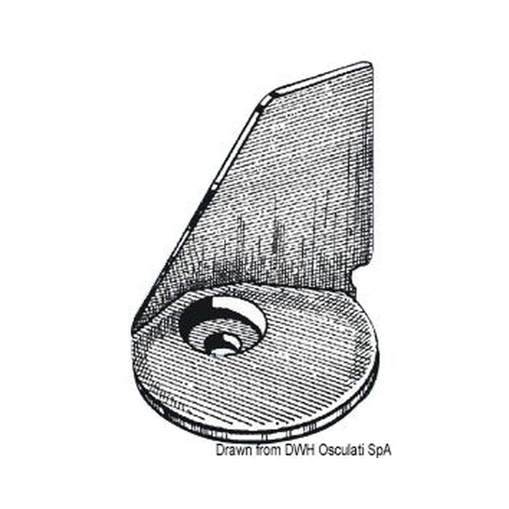 Zinc fin for engines 2.5-9.8 HP 25-70 HP