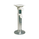 Anodized aluminium swivel pedestal with seat mount