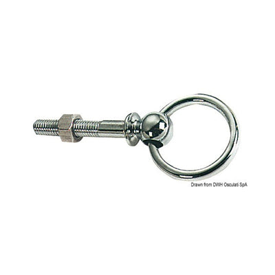 Swivel ring with pin