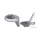 Zinc anode for drives with stainless steel propell